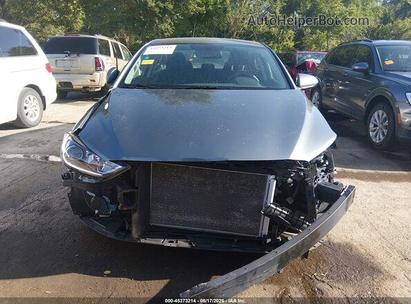 KMHD84LFXJU590005 2018 HYUNDAI ELANTRA Gray Սալոնի հետևի տեսք