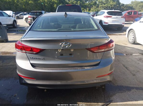 KMHD84LFXJU590005 2018 HYUNDAI ELANTRA Gray 