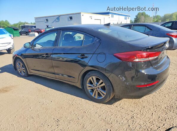 KMHD84LFXJU615727 2018 HYUNDAI ELANTRA Black 