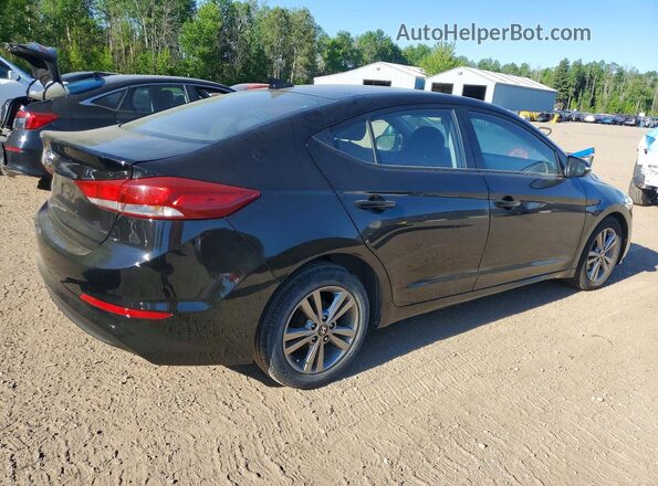 KMHD84LFXJU615727 2018 HYUNDAI ELANTRA Black 