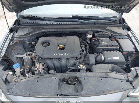 KMHD84LFXJU658237 2018 HYUNDAI ELANTRA Серый Вид сзади