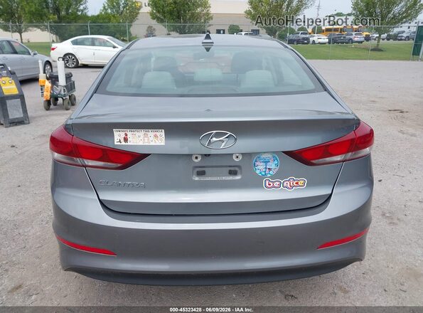 KMHD84LFXJU658237 2018 HYUNDAI ELANTRA Серый 