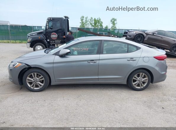 KMHD84LFXJU658237 2018 HYUNDAI ELANTRA Серый Панорамный вид салона 360°