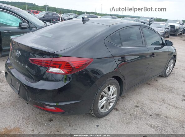 KMHD84LFXKU850632 2019 HYUNDAI ELANTRA Black უკანა მარჯვენა