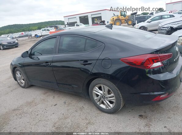 KMHD84LFXKU850632 2019 HYUNDAI ELANTRA Black სალონის 360-გრადუსიანი ხედი