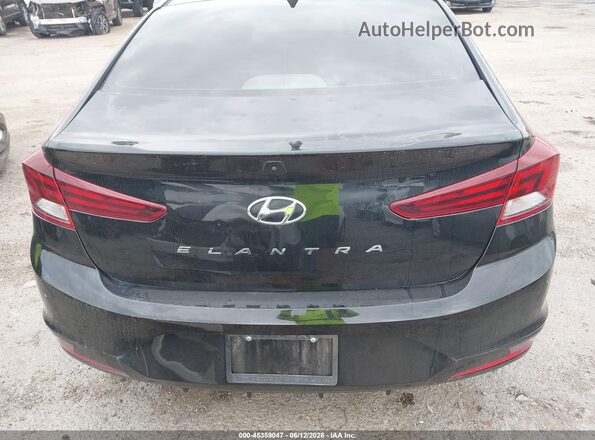 KMHD84LFXKU850632 2019 HYUNDAI ELANTRA Black 