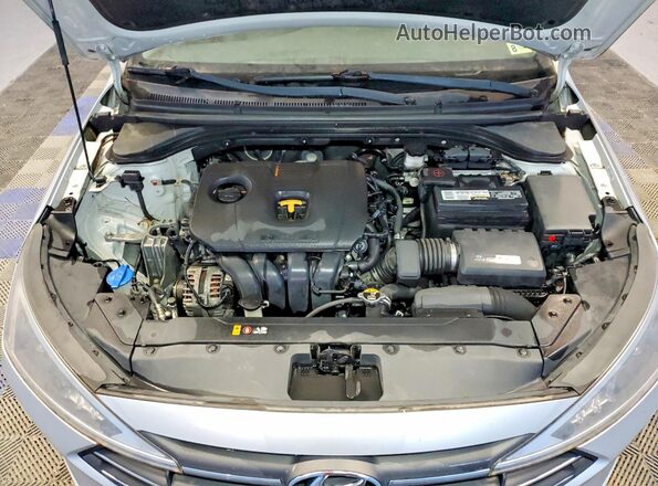 KMHD84LFXKU878978 2019 HYUNDAI ELANTRA Silver Widok wnętrza z tyłu