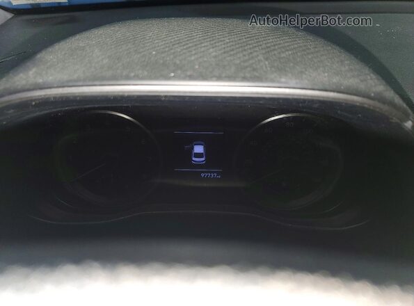 KMHD84LFXKU878978 2019 HYUNDAI ELANTRA Silver Widok zestawu wskaźników