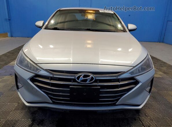 KMHD84LFXKU878978 2019 HYUNDAI ELANTRA Silver Widok z przodu