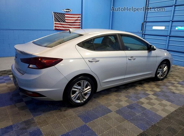 KMHD84LFXKU878978 2019 HYUNDAI ELANTRA Silver Tył prawy