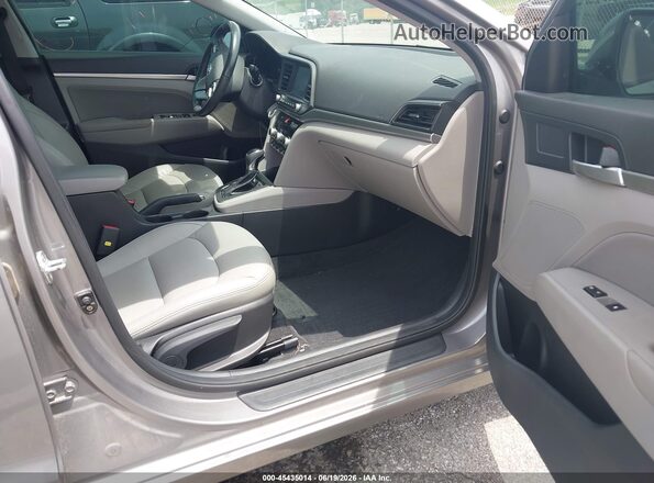 KMHD84LFXLU002235 2020 HYUNDAI ELANTRA Gray Вид салону спереду