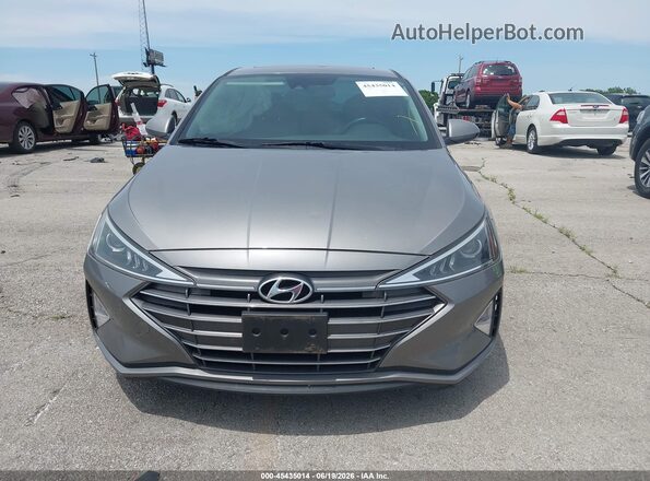 KMHD84LFXLU002235 2020 HYUNDAI ELANTRA Gray Вид щитка приладів