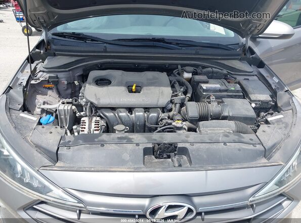 KMHD84LFXLU002235 2020 HYUNDAI ELANTRA Gray Вид ззаду
