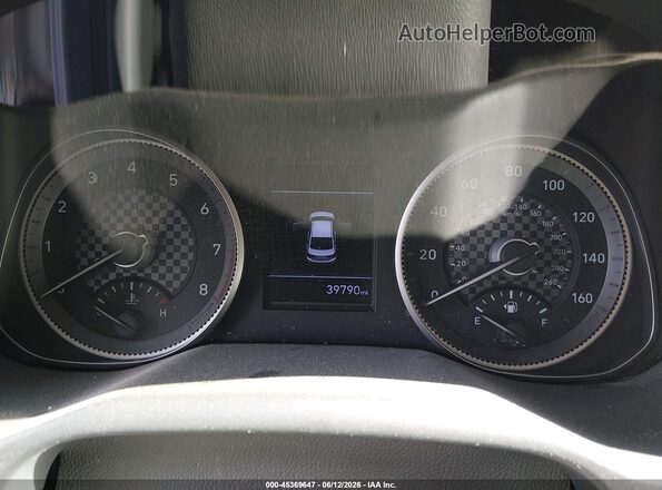 KMHD84LFXLU035820 2020 HYUNDAI ELANTRA Silver Vista de los asientos traseros
