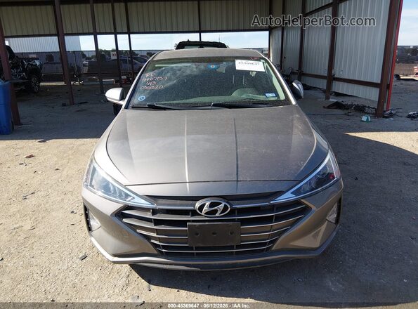 KMHD84LFXLU035820 2020 HYUNDAI ELANTRA Silver Vista del salpicadero