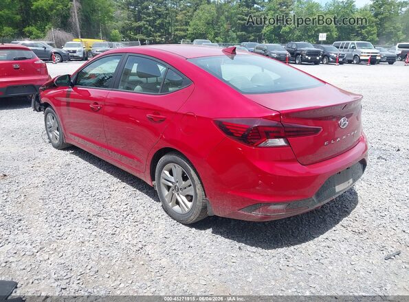 KMHD84LFXLU085987 2020 HYUNDAI ELANTRA Red უკანა მარცხენა