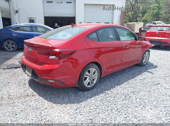 KMHD84LFXLU085987 2020 HYUNDAI ELANTRA Red უკანა მარჯვენა