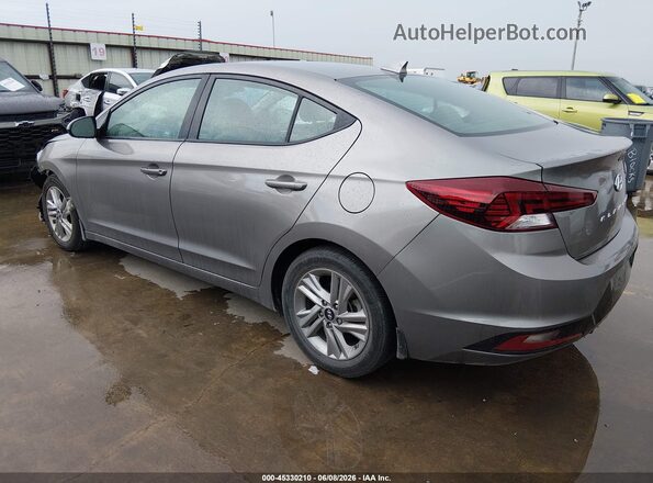 KMHD84LFXLU107910 2020 HYUNDAI ELANTRA Gray Trasero izquierdo