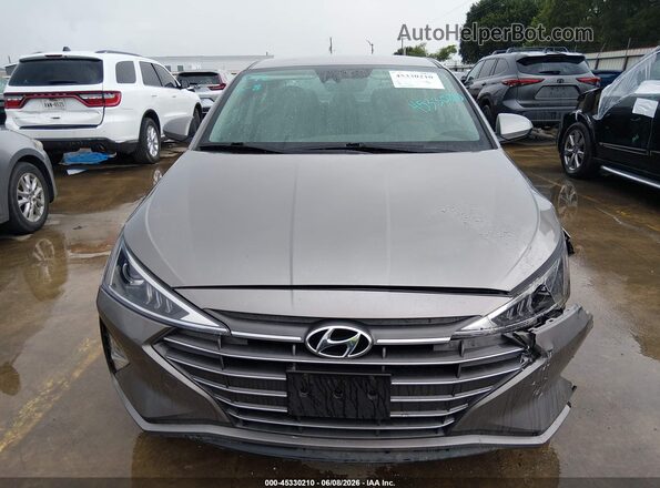 KMHD84LFXLU107910 2020 HYUNDAI ELANTRA Gray Vista del cuadro de instrumentos