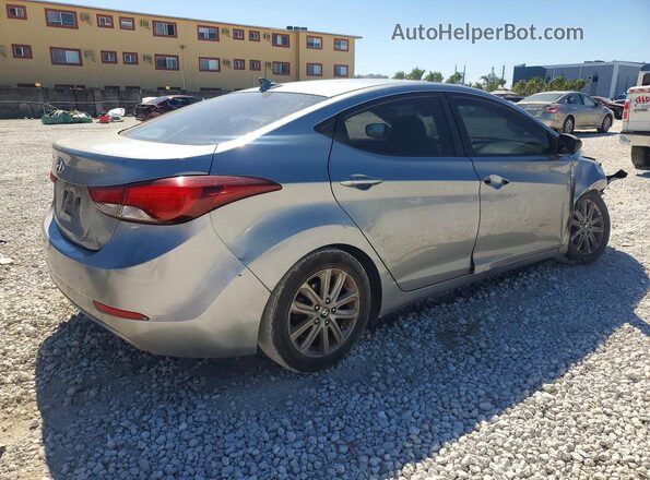 KMHDH4AE0GU480499 2016 HYUNDAI ELANTRA Silver Trasero derecho
