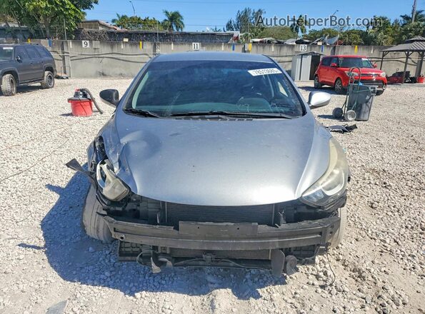 KMHDH4AE0GU480499 2016 HYUNDAI ELANTRA Silver Vista frontal