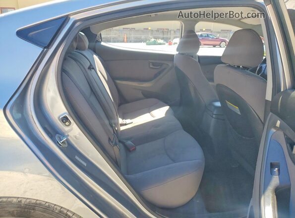 KMHDH4AE0GU480499 2016 HYUNDAI ELANTRA Silver Vista de los asientos traseros