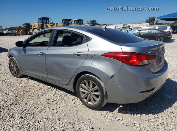 KMHDH4AE0GU480499 2016 HYUNDAI ELANTRA Silver Trasero izquierdo