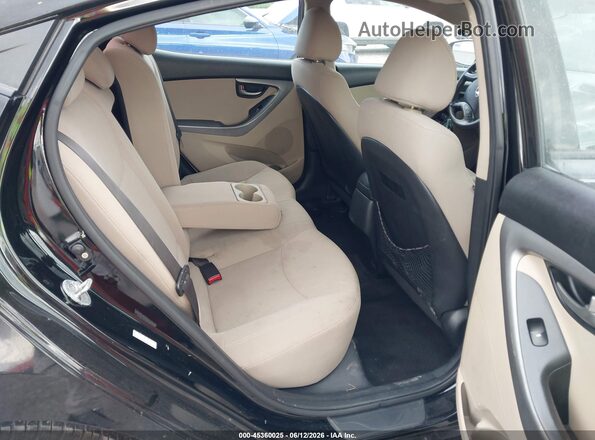 KMHDH4AE0GU481121 2016 HYUNDAI ELANTRA Black VIN sticker view