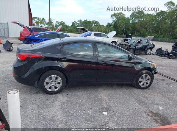 KMHDH4AE0GU481121 2016 HYUNDAI ELANTRA Black 360 interior view