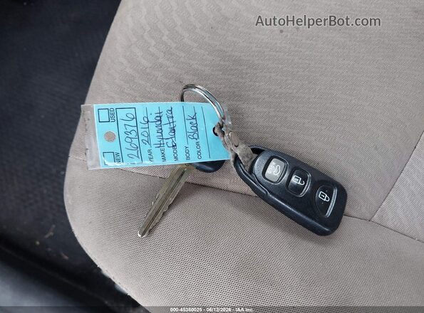 KMHDH4AE0GU481121 2016 HYUNDAI ELANTRA Black Dashboard view