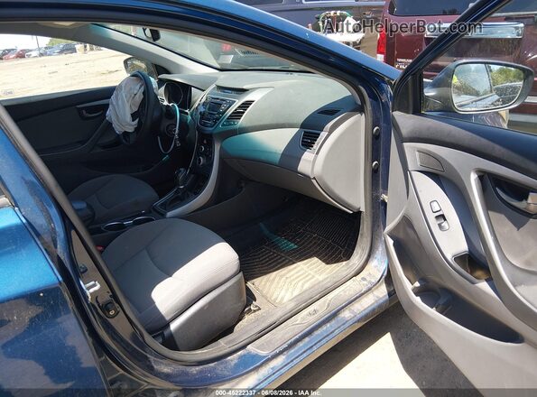 KMHDH4AE0GU517535 2016 HYUNDAI ELANTRA Blue Սալոնի դիմացի տեսք