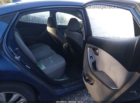 KMHDH4AE0GU520757 2016 HYUNDAI ELANTRA Dark Blue 