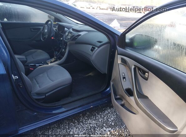 KMHDH4AE0GU520757 2016 HYUNDAI ELANTRA Dark Blue 