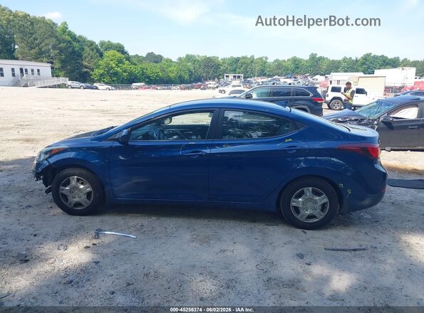 KMHDH4AE0GU525912 2016 HYUNDAI ELANTRA Blue Widok wnętrza 360 stopni