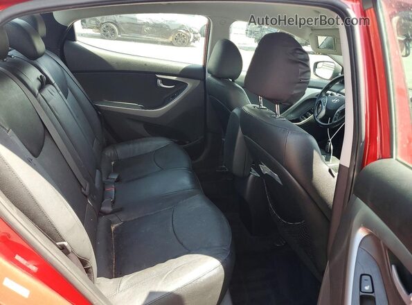KMHDH4AE0GU552138 2016 HYUNDAI ELANTRA Red 