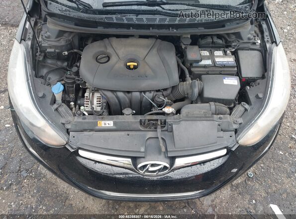 KMHDH4AE0GU594079 2016 HYUNDAI ELANTRA Черный Вид сзади