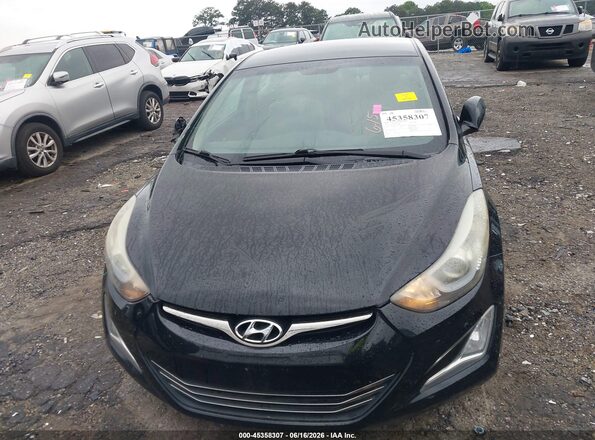 KMHDH4AE0GU594079 2016 HYUNDAI ELANTRA Черный Вид щитка приборов