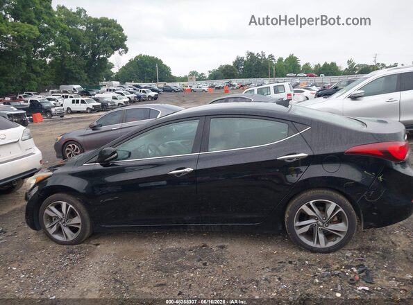 KMHDH4AE0GU594079 2016 HYUNDAI ELANTRA Черный Панорамный вид салона 360°