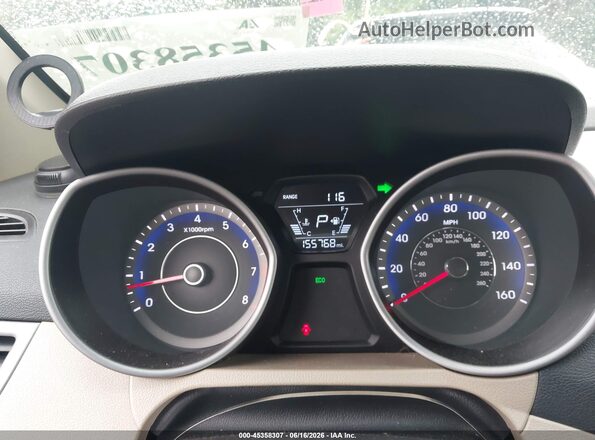 KMHDH4AE0GU594079 2016 HYUNDAI ELANTRA Черный 