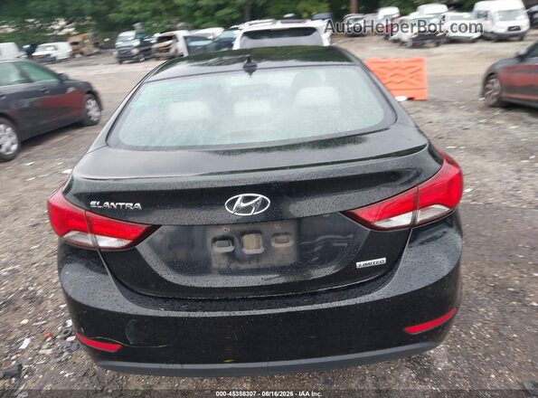 KMHDH4AE0GU594079 2016 HYUNDAI ELANTRA Черный 