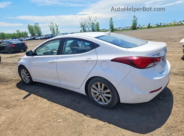 KMHDH4AE0GU607767 2016 HYUNDAI ELANTRA White 