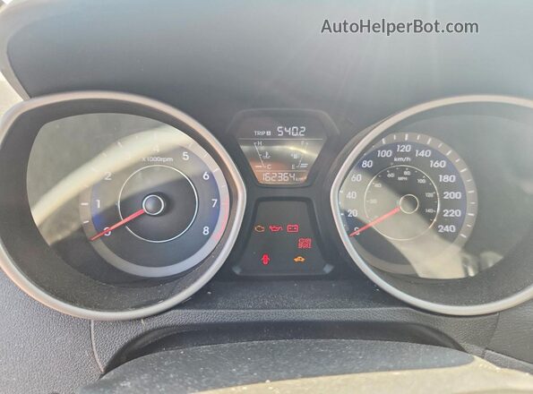 KMHDH4AE0GU607767 2016 HYUNDAI ELANTRA White 