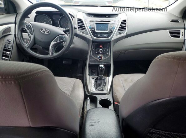 KMHDH4AE1GU487896 2016 HYUNDAI ELANTRA Серый Вид панели приборов