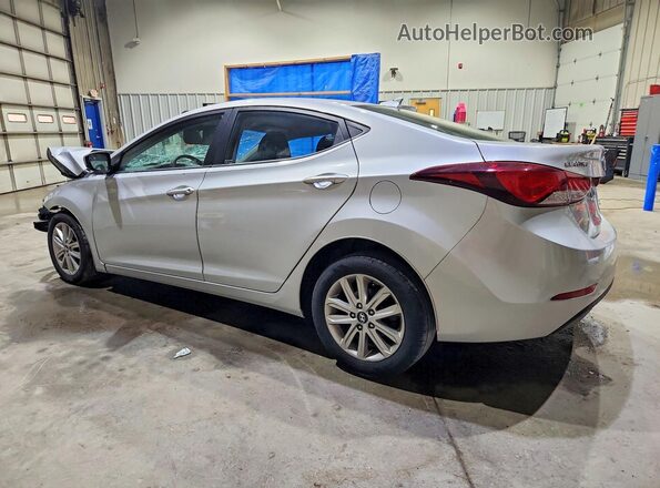 KMHDH4AE1GU575993 2016 HYUNDAI ELANTRA Silver Rear left