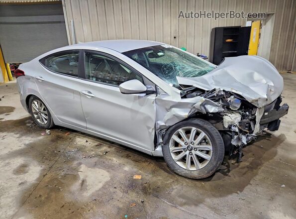 KMHDH4AE1GU575993 2016 HYUNDAI ELANTRA Silver Front right