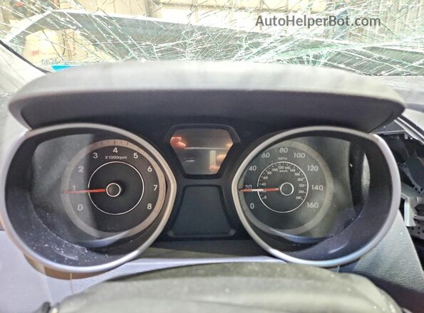 KMHDH4AE1GU575993 2016 HYUNDAI ELANTRA Silver Instrument cluster view