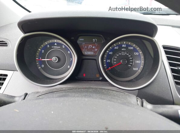 KMHDH4AE1GU583589 2016 HYUNDAI ELANTRA Silver Rear seats view
