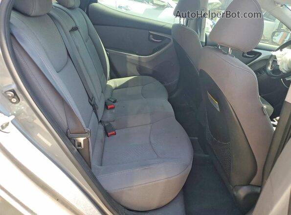 KMHDH4AE1GU586556 2016 HYUNDAI ELANTRA Gray Հետևի նստատեղերի տեսք