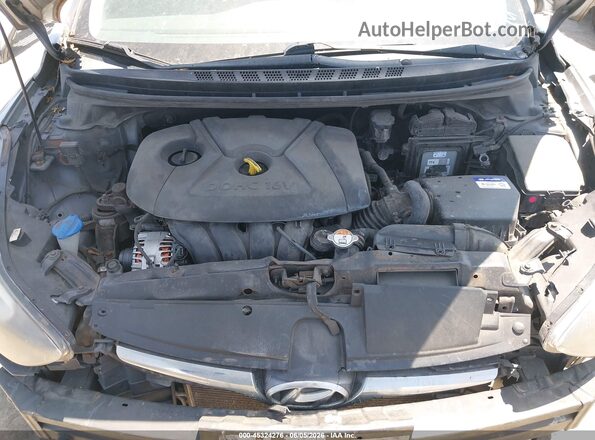 KMHDH4AE2GU504267 2016 HYUNDAI ELANTRA Gray უკანა ხედი