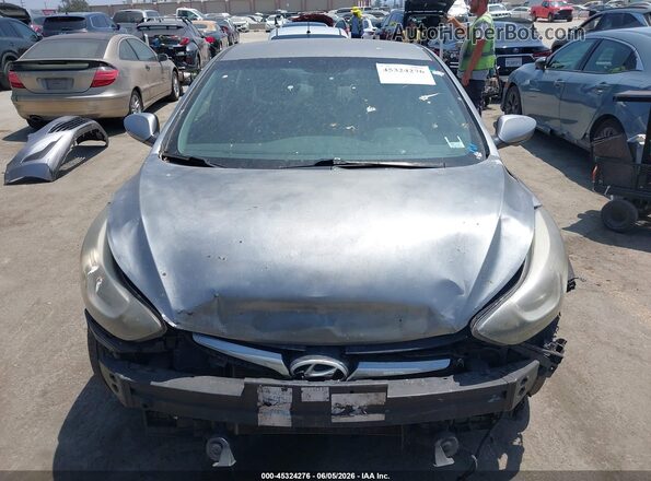KMHDH4AE2GU504267 2016 HYUNDAI ELANTRA Gray წინა ხედი